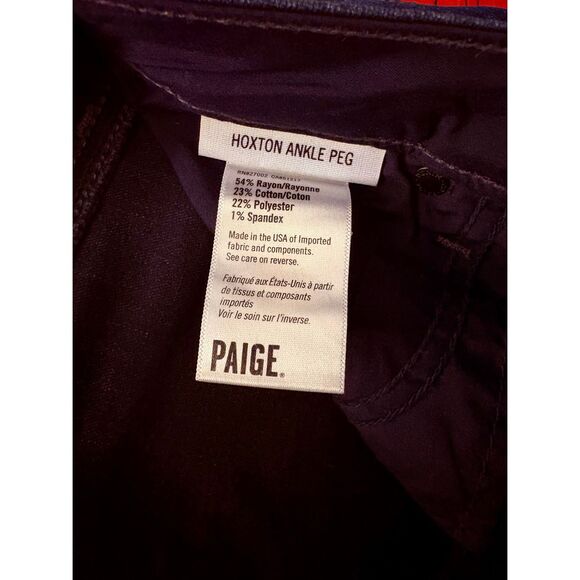 PAIGE Jeans Dark Wash. Size 25 - Picture 3 of 6
